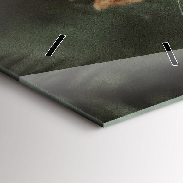 Horloge murale verticale 'L''écureuil et la nature sauvage'