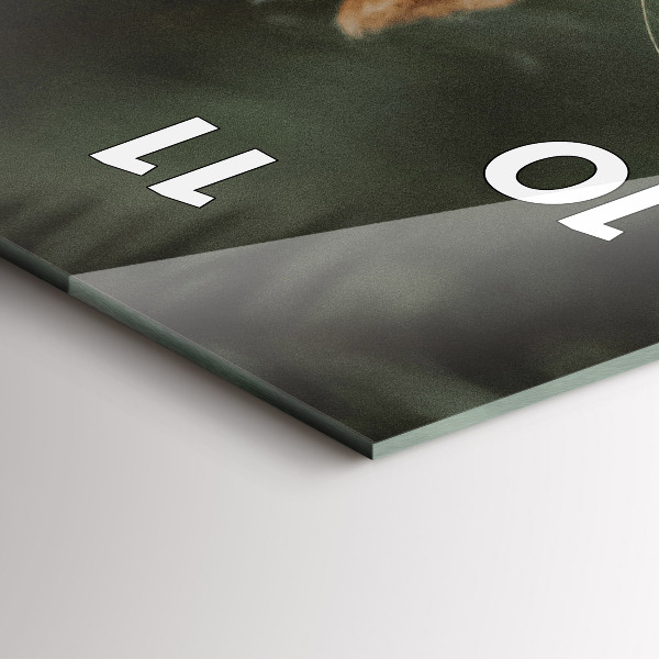 Horloge murale verticale 'L''écureuil et la nature sauvage'