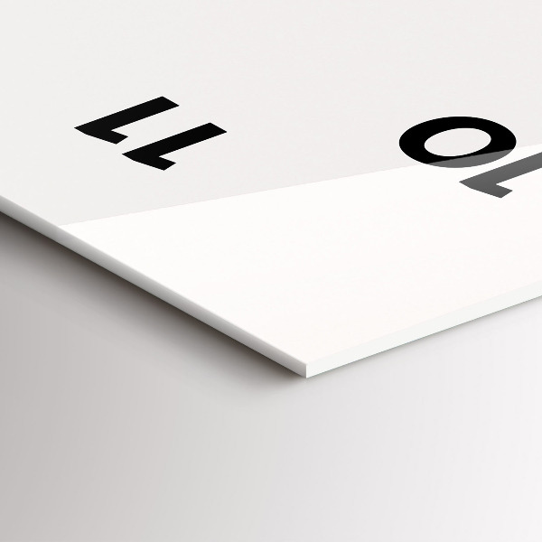 Horloge murale verticale Paysage de cascades en Islande