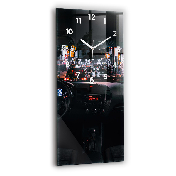 Horloge murale verticale Voiture à Tokyo