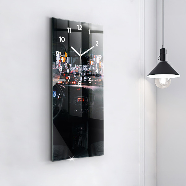Horloge murale verticale Voiture à Tokyo