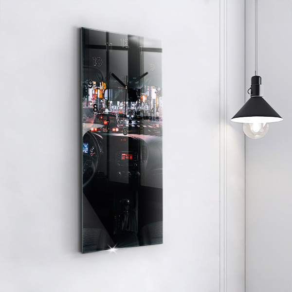 Horloge murale verticale Voiture à Tokyo