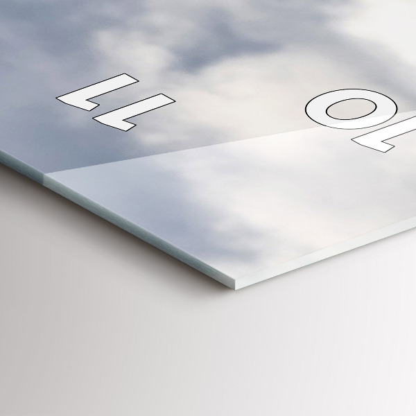 Horloge murale verticale 'Chèvre dans la Vallée d''Aoste'