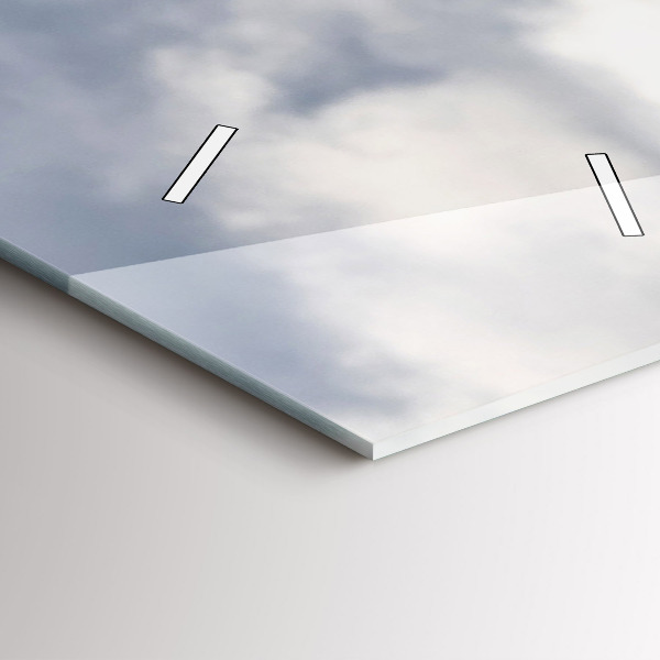 Horloge murale verticale 'Chèvre dans la Vallée d''Aoste'