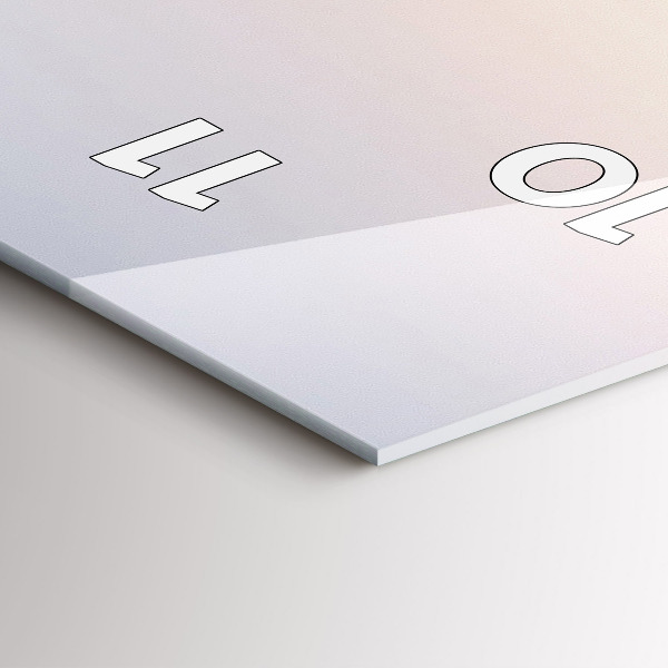 Horloge murale verticale Panorama de Varsovie