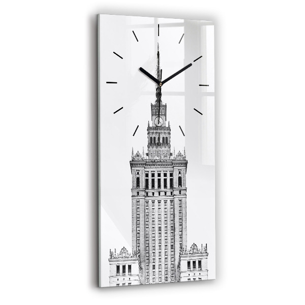 Horloge rectangulaire verticale Palais de la culture et de la science