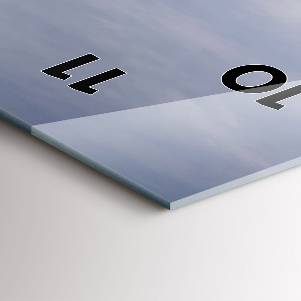 Horloge murale verticale Surfeur de Barcelone