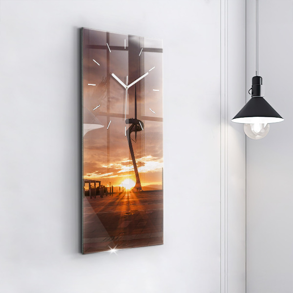 Horloge murale verticale Parc olympique de Barcelone