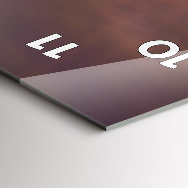 Horloge murale verticale Parc olympique de Barcelone