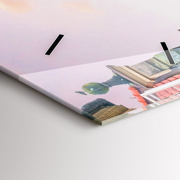 Horloge murale verticale Vieille ville de Varsovie