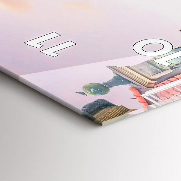 Horloge murale verticale Vieille ville de Varsovie