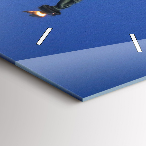 Horloge murale verticale Statue de la Liberté à New York