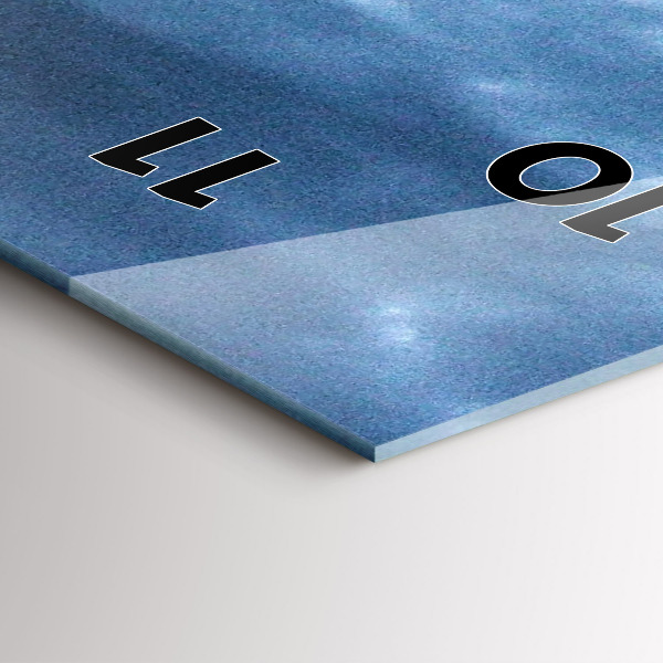 Horloge murale verticale Panorama de New York