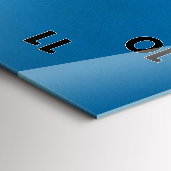 Horloge murale verticale Tower Bridge Londres la nuit