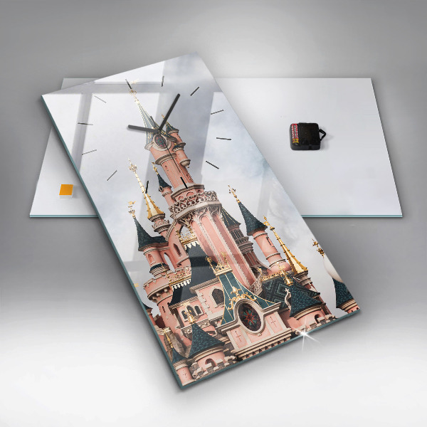 Horloge murale verticale Château de Disneyland Paris