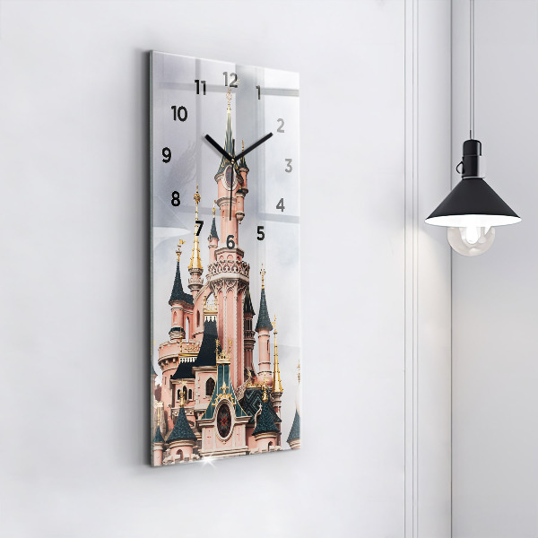 Horloge murale verticale Château de Disneyland Paris