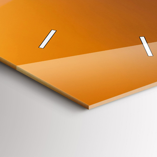 Horloge murale verticale Tour Eiffel illuminée