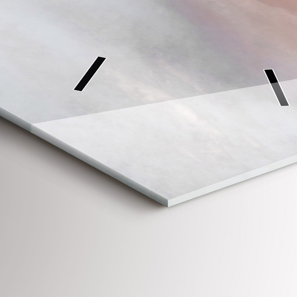 Horloge murale verticale Villes au coucher du soleil