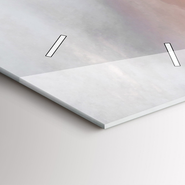 Horloge murale verticale Villes au coucher du soleil