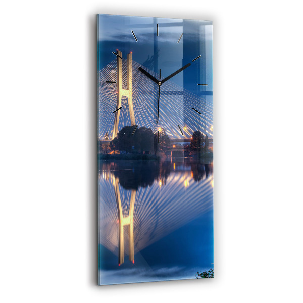 Horloge rectangulaire verticale Pont Rędziński à Wrocław