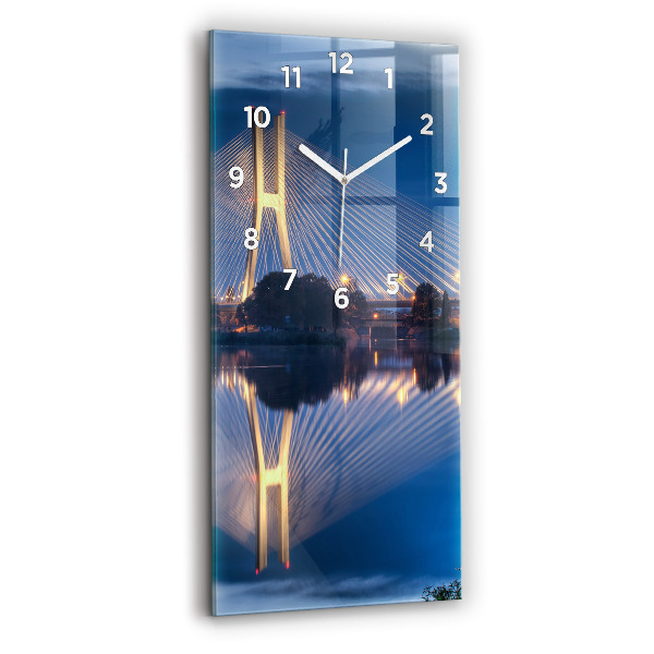 Horloge rectangulaire verticale Pont Rędziński à Wrocław