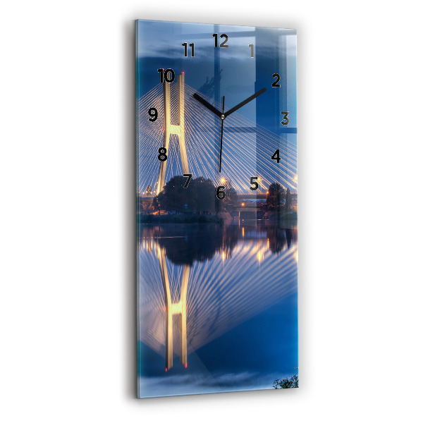 Horloge rectangulaire verticale Pont Rędziński à Wrocław