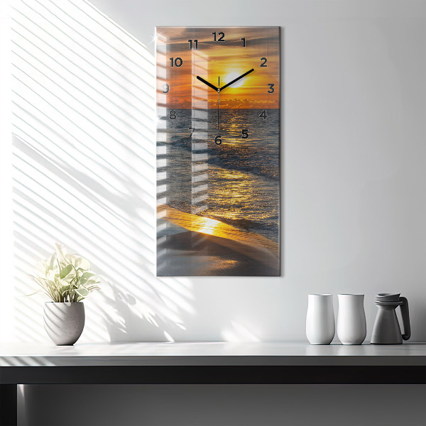 Horloge murale verticale Władysławowo, mer Baltique