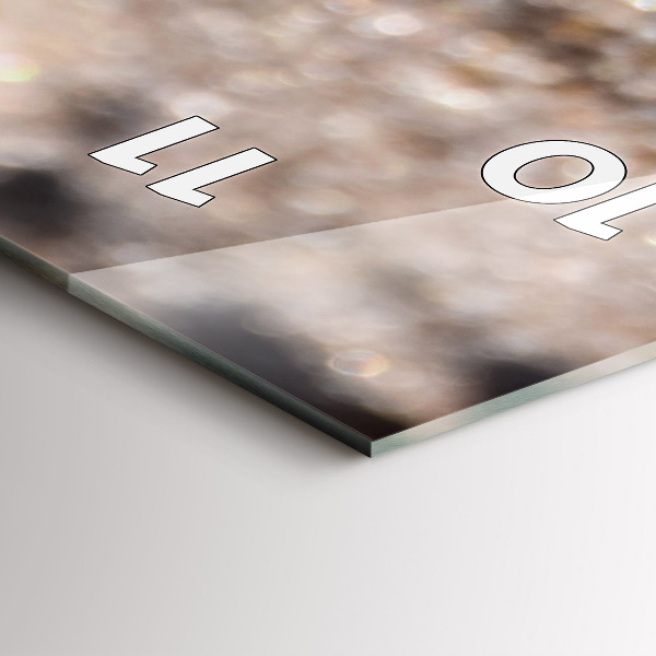 Horloge rectangulaire verticale Coquillages sur la plage