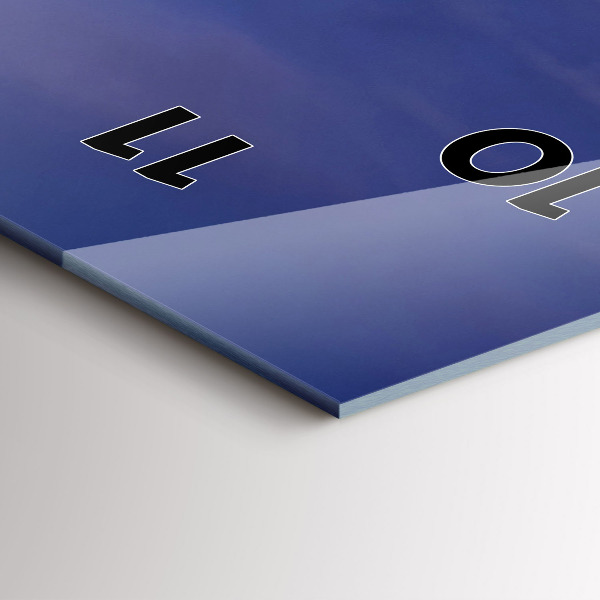 Horloge murale verticale Jetée sur la mer Baltique