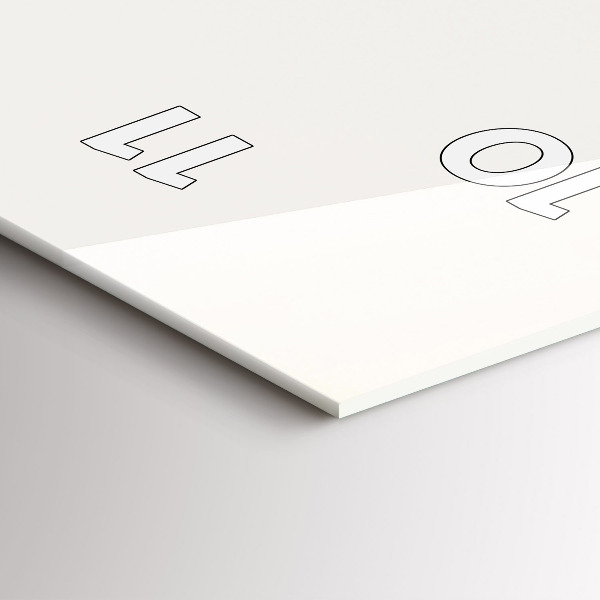 Horloge murale verticale Le phare et la mer