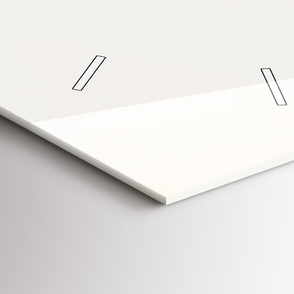 Horloge murale verticale Le phare et la mer