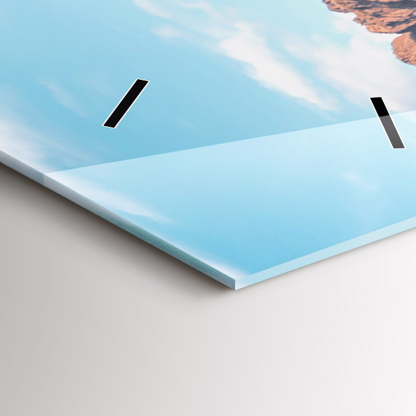 Horloge murale verticale Chalet dans les Tatras