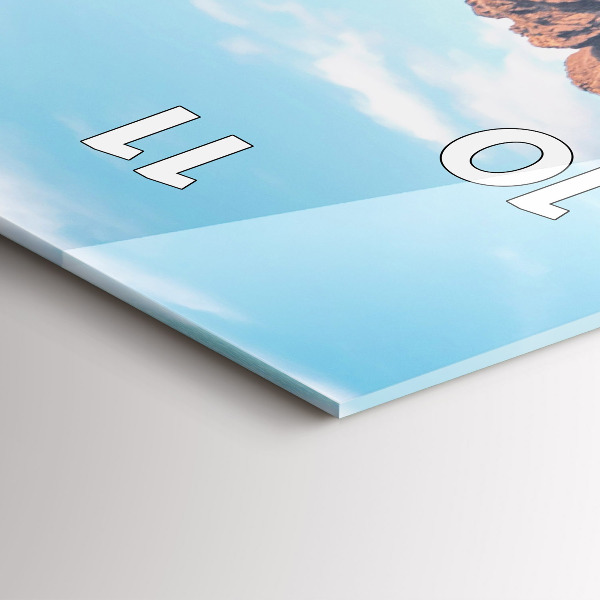 Horloge murale verticale Chalet dans les Tatras