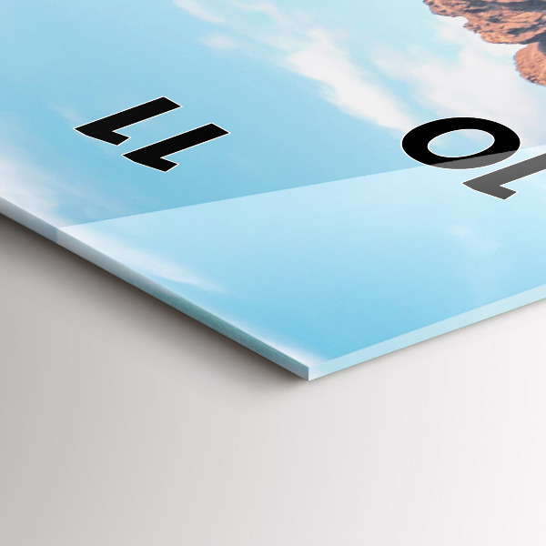 Horloge murale verticale Chalet dans les Tatras