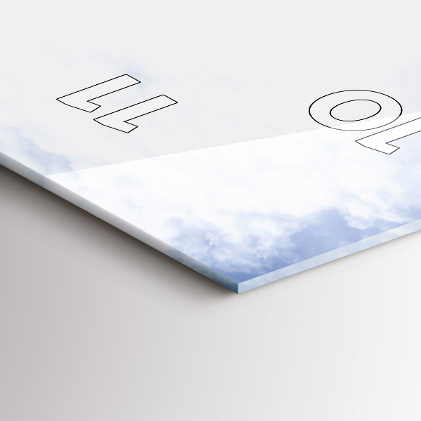 Horloge murale verticale Morskie Oko dans les Tatras