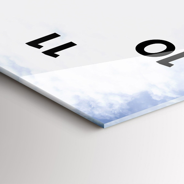 Horloge murale verticale Morskie Oko dans les Tatras