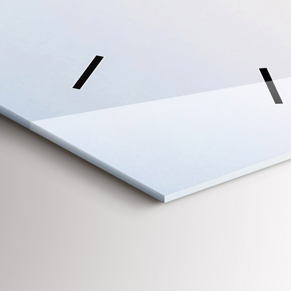 Horloge murale verticale Lac et montagnes