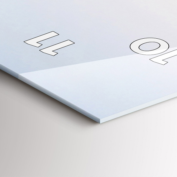 Horloge murale verticale Lac et montagnes