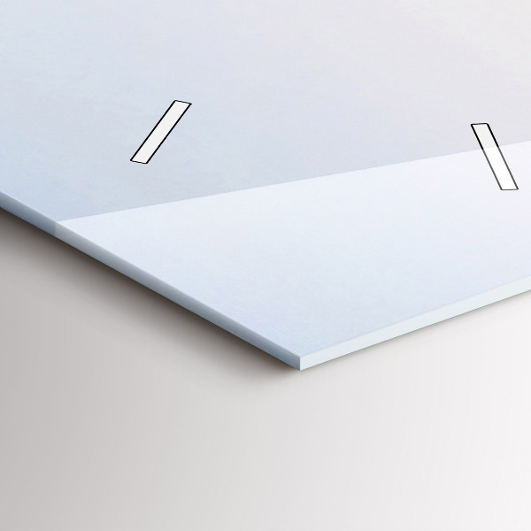 Horloge murale verticale Lac et montagnes