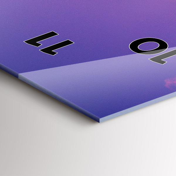 Horloge murale verticale Gratte-ciel à Varsovie