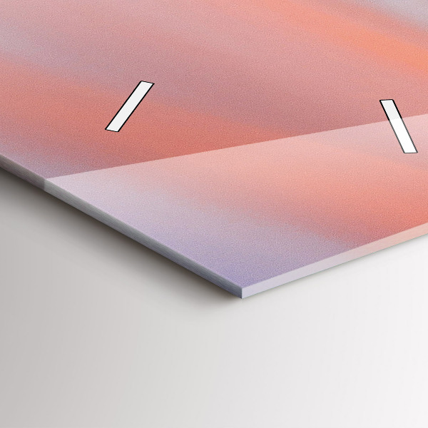 Horloge murale verticale Vue sur le lac