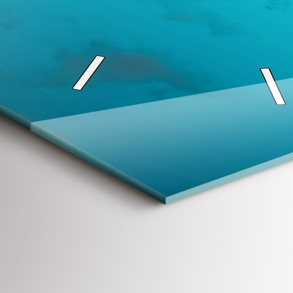 Horloge murale verticale Femme sur la route