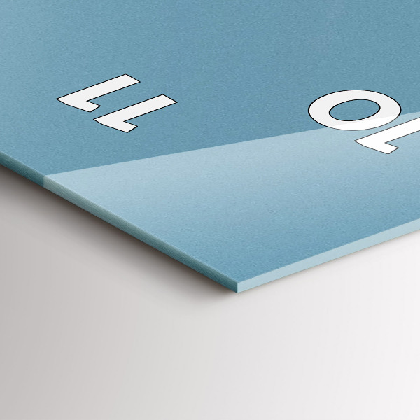 Horloge murale verticale Palmiers à Los Angeles