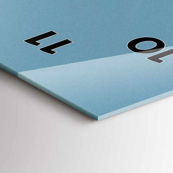 Horloge murale verticale Palmiers à Los Angeles