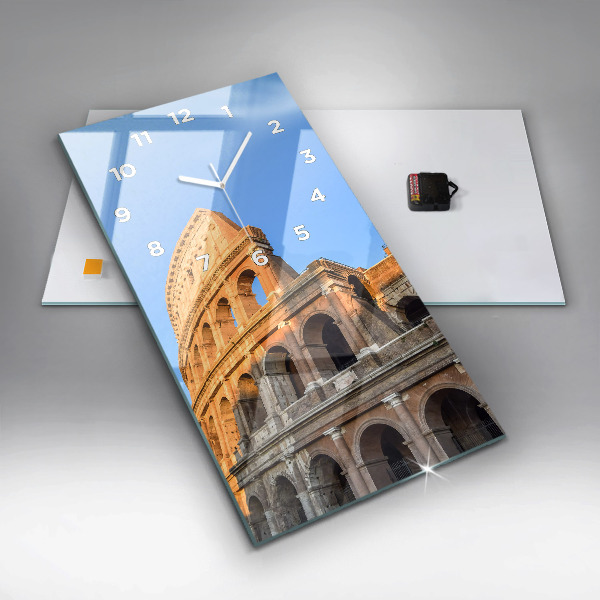 Horloge murale verticale Colisée à Rome