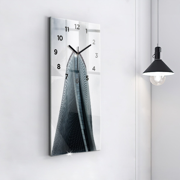 Horloge murale verticale Gratte-ciel à Milan