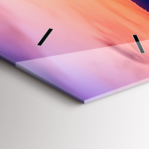 Horloge murale verticale 'L''inscription Souvenirs'