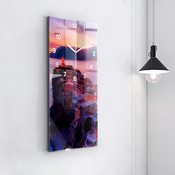 Horloge murale verticale 'L''inscription Souvenirs'