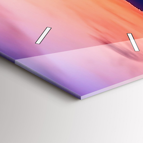 Horloge murale verticale 'L''inscription Souvenirs'