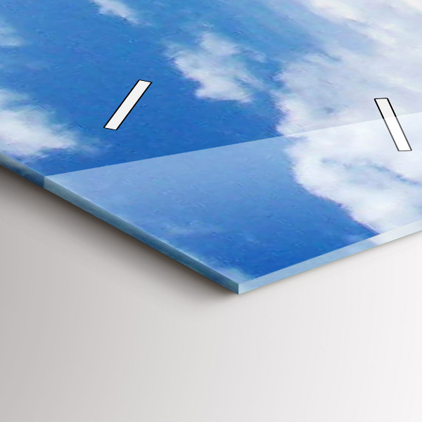 Horloge murale verticale Embarcation coulée